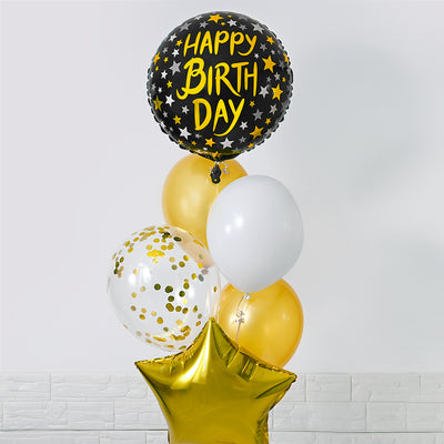 Starlit Soiree Balloon Bunch addon CakeRush - CakeRush