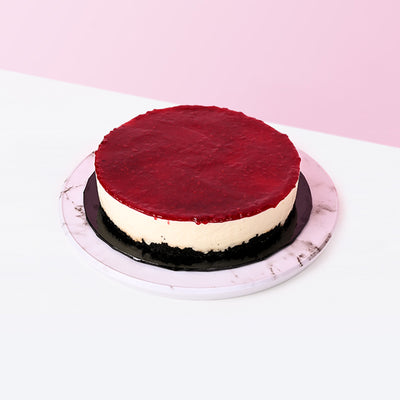 Raspberry Cheesecake cake_cheese Well Bakes - CakeRush