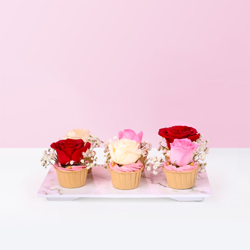 Rosie Cupcakes (6 Pieces) Cupcakes Junandus - CakeRush
