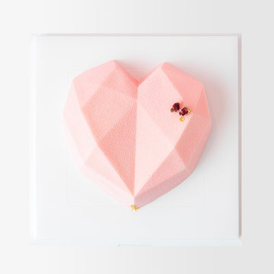 Diamond Love Mousse Cake cake_designer Oven & Chalice - CakeRush