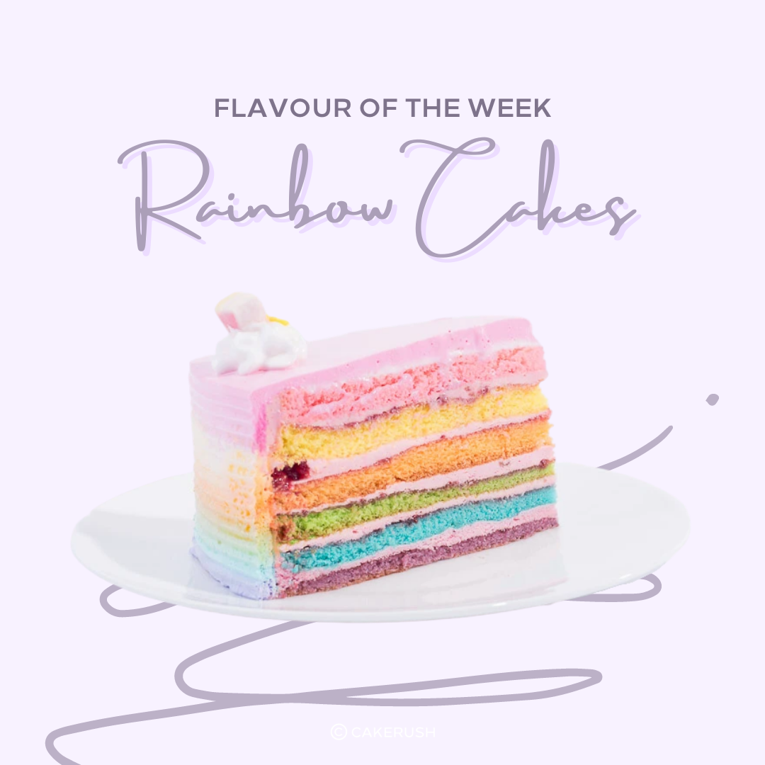 Somewhere Over The Rainbow Cake