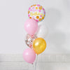 Pink Champagne Balloon Bunch addon CakeRush - CakeRush