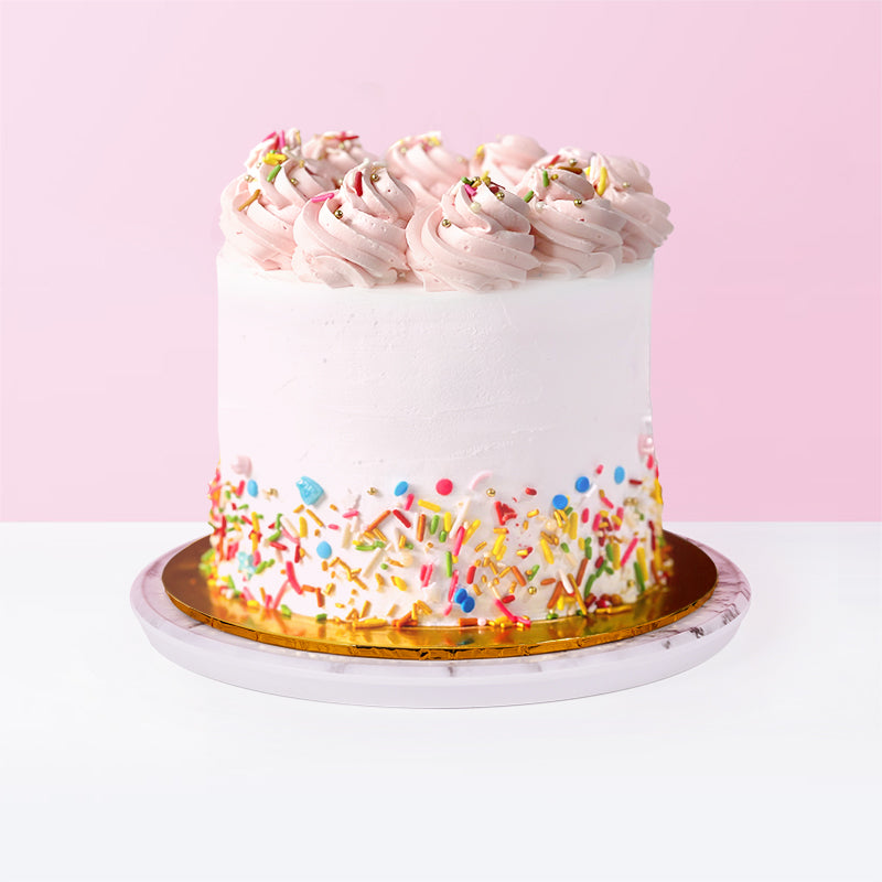 Pretty in Pink Cake cake Mutiara Figs - CakeRush