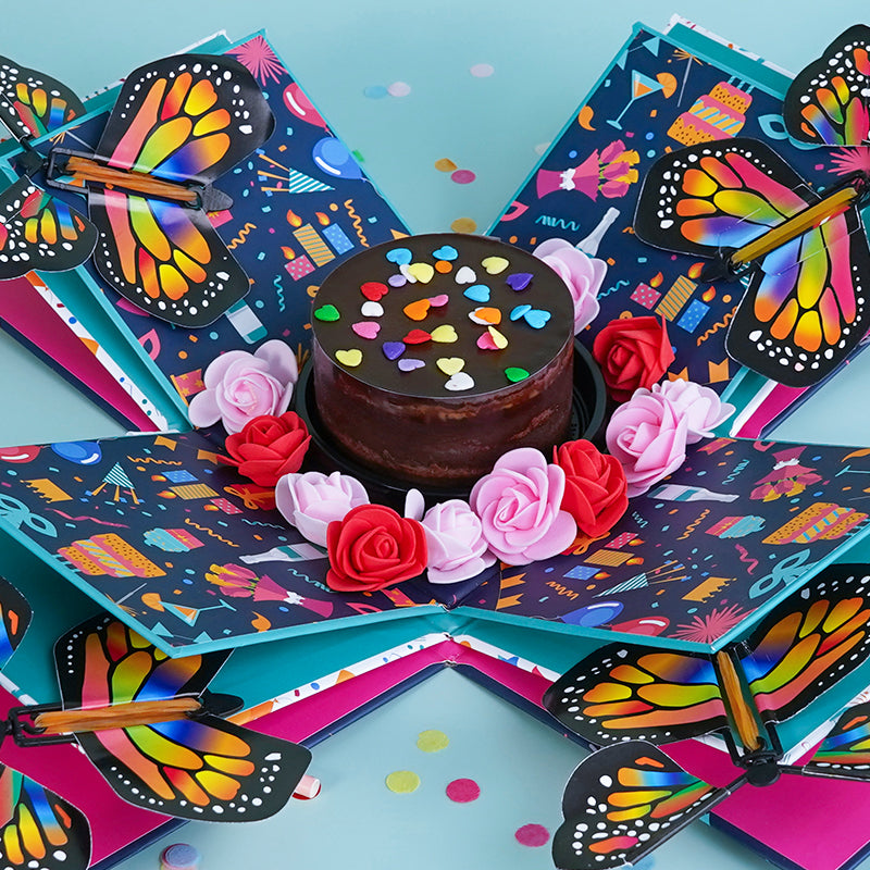 Cake Explosion Gift Box cake CakeRush - CakeRush