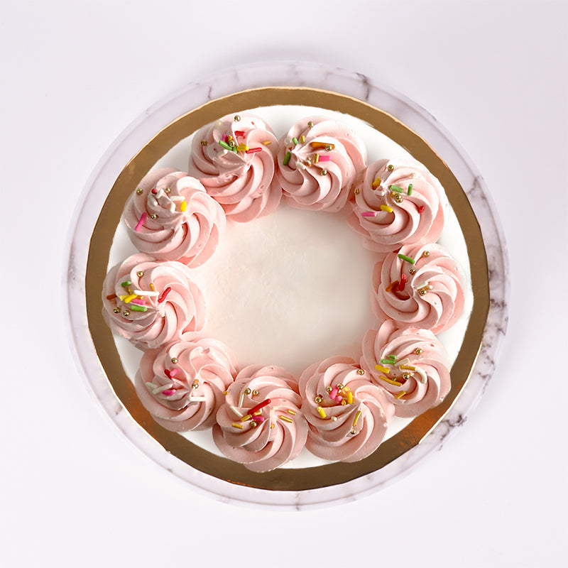 Alternative view of Pretty in Pink Cake