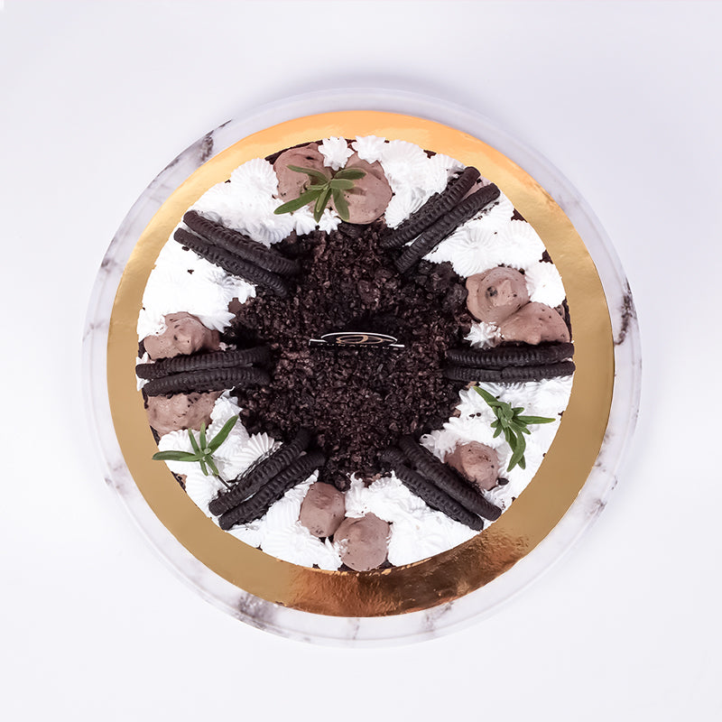 Alternative view of Oreo Chocolate Vegan Naked Cake