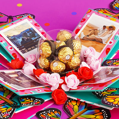 Love Explosion Gift Box cake CakeRush - CakeRush