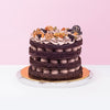 Salted Caramel Vegan Naked Cake cake_vegan Junandus - CakeRush