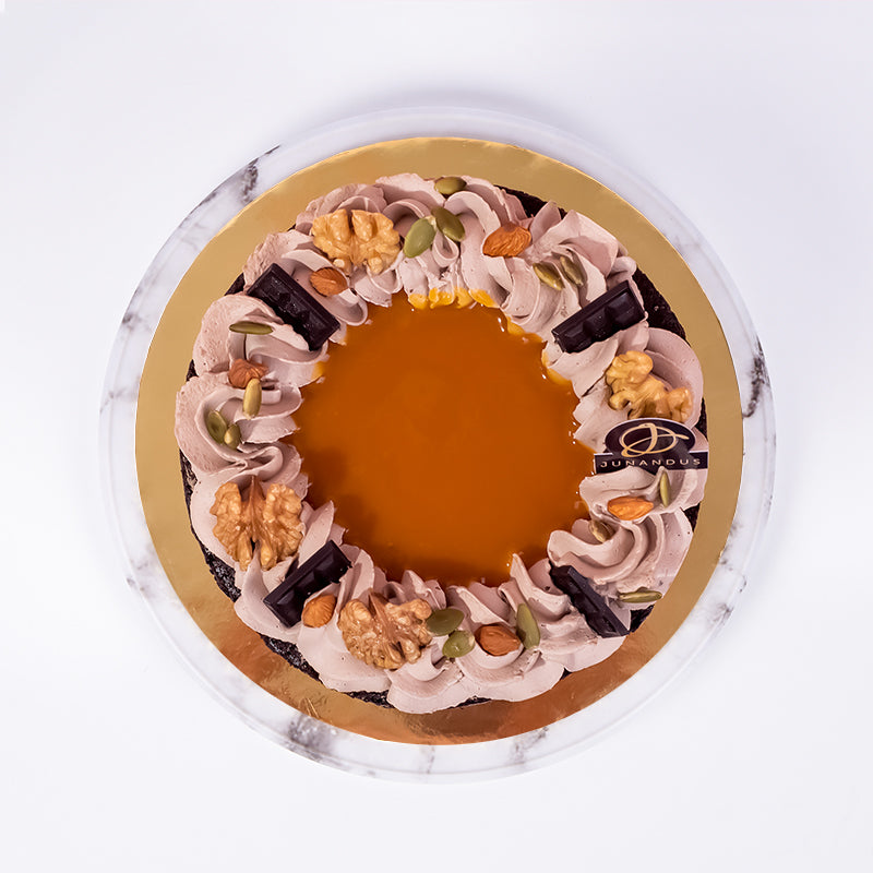 Alternative view of Salted Caramel Vegan Naked Cake