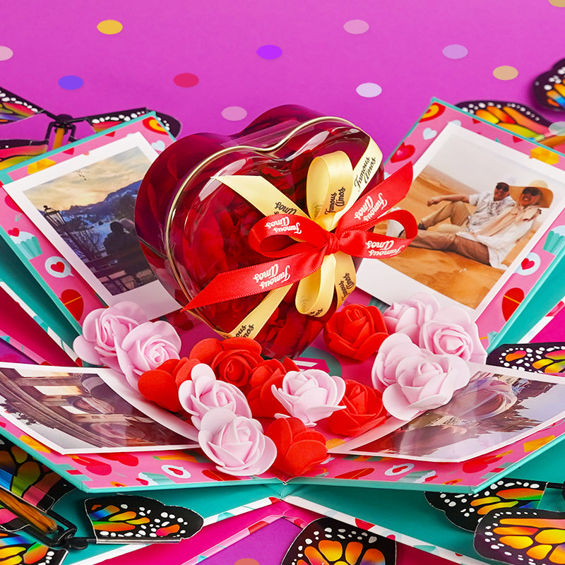 Love Explosion Gift Box cake CakeRush - CakeRush