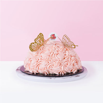 Golden Love of Butterfly Cake cake Cake Hub - CakeRush