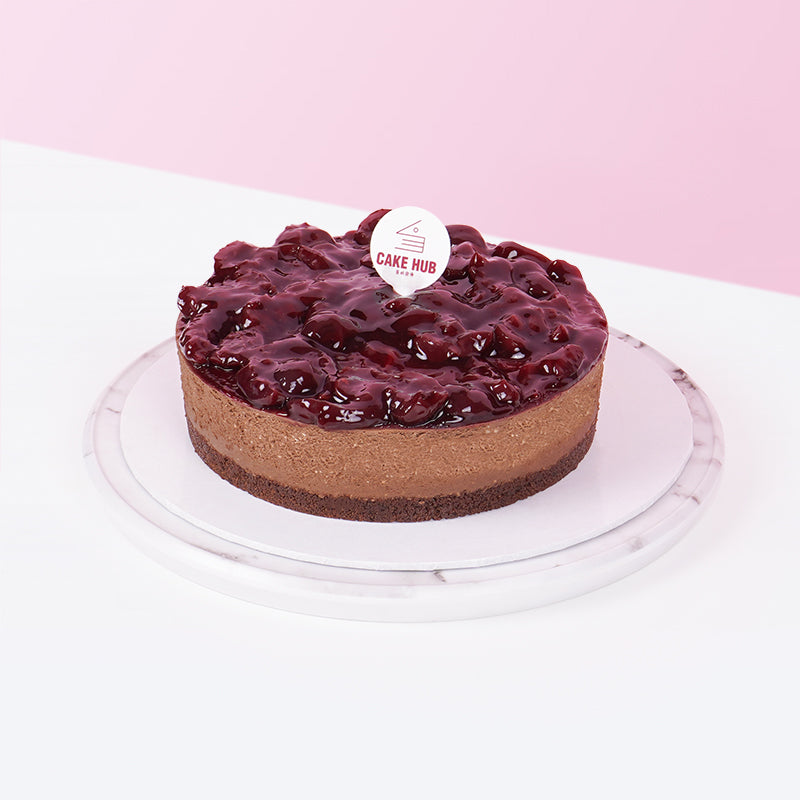 Alternative view of Black Forest Cheesecake