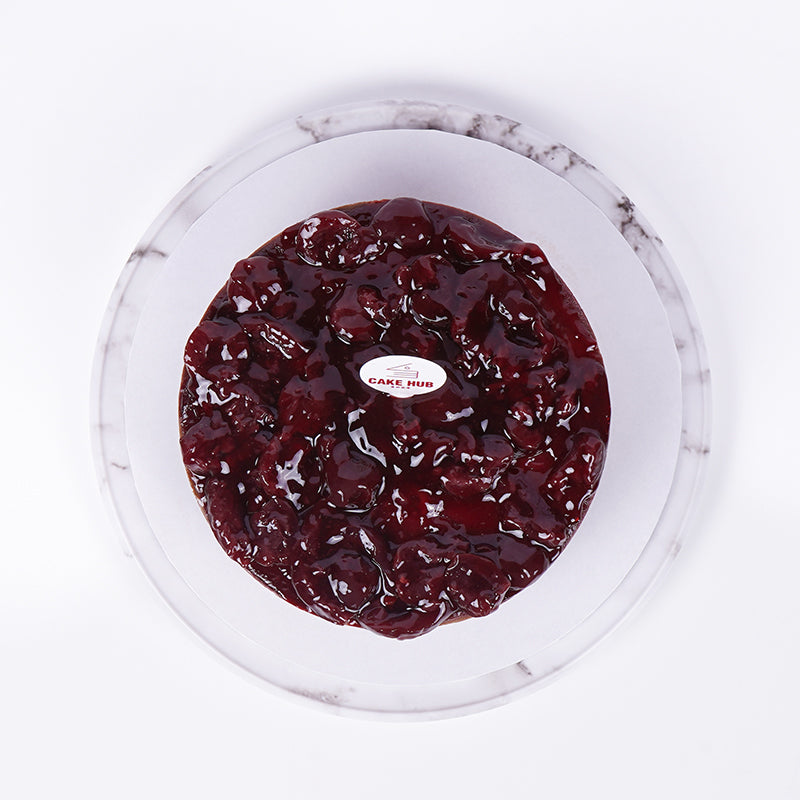 Alternative view of Black Forest Cheesecake