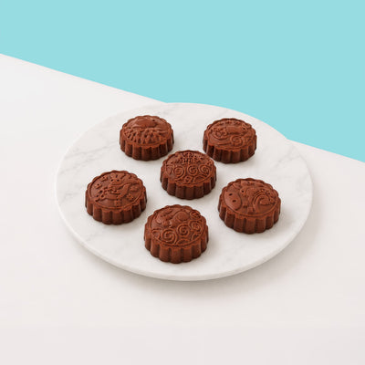 Kunafa Chocolate Mooncakes (6 pcs)