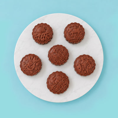 Kunafa Chocolate Mooncakes (6 pcs)