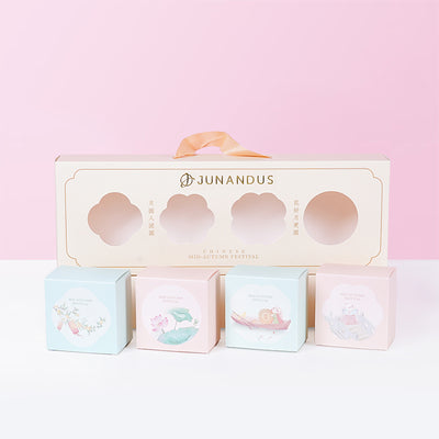 Petit Treasures Mooncake Set Mooncake Junandus - CakeRush