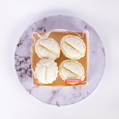 Musang King Mochi Ice Cream Mooncake Kindori Moments - CakeRush