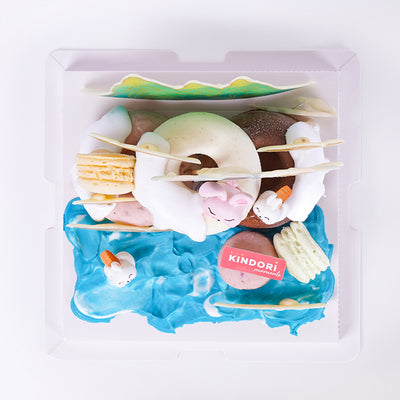 Lunar Bunny Hops Mooncake Kindori Moments - CakeRush