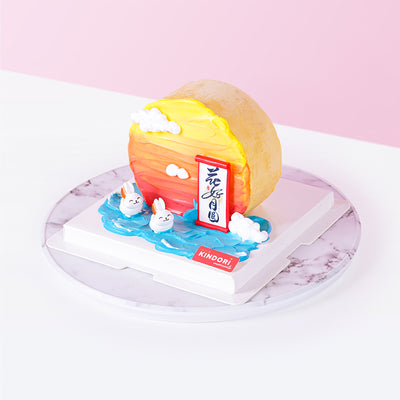 Moonlit Mango Bliss Mooncake Kindori Moments - CakeRush