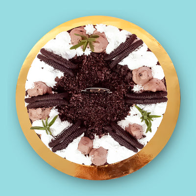 Oreo Chocolate Vegan Naked Cake