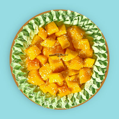 Pandan Coconut Mango Yogurt Chiffonge® cake Junandus - CakeRush