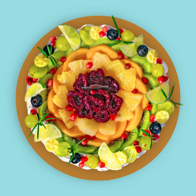 Rainbow Fruit Chantilly Yogurt Chiffonge® cake Junandus - CakeRush