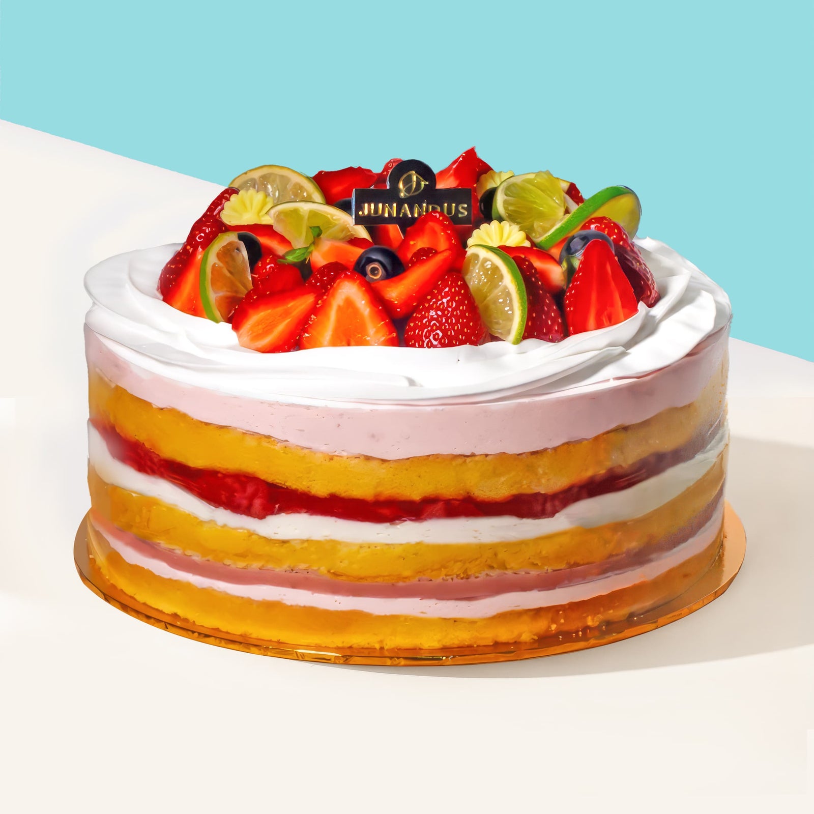 Strawberry Victoria Yogurt Chiffonge® cake Junandus - CakeRush