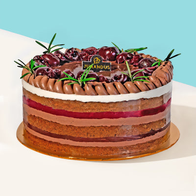 Valrhona® Black Forest Yogurt Chiffonge® cake Junandus - CakeRush
