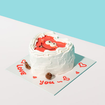 Cheeky Heart Chocolate Cake cake_vday2026 Jyu Pastry Art - CakeRush