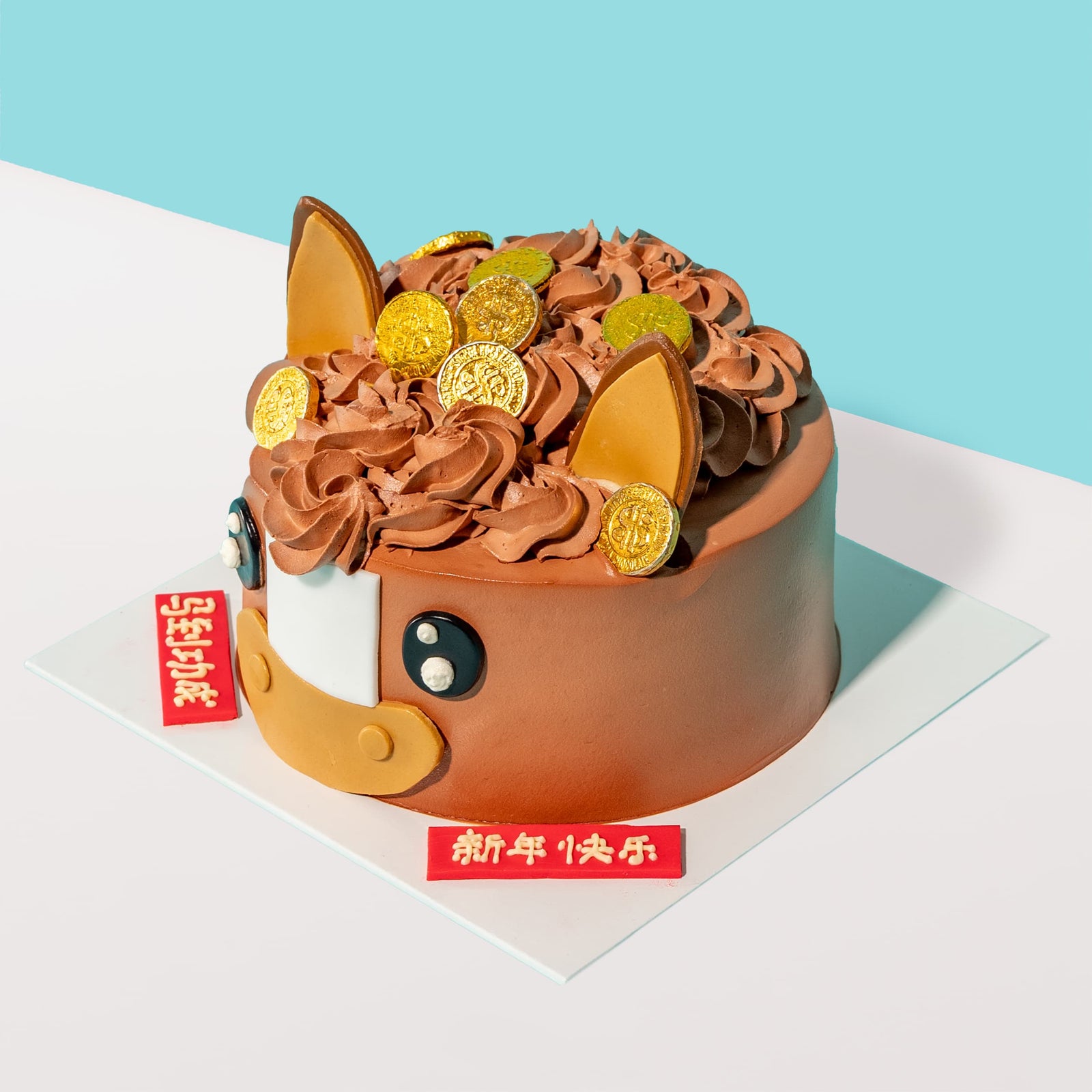 Victory Horse CNY Cake cake_cny2026 Jyu Pastry Art - CakeRush