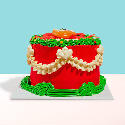 Beary Christmas Vintage Cake