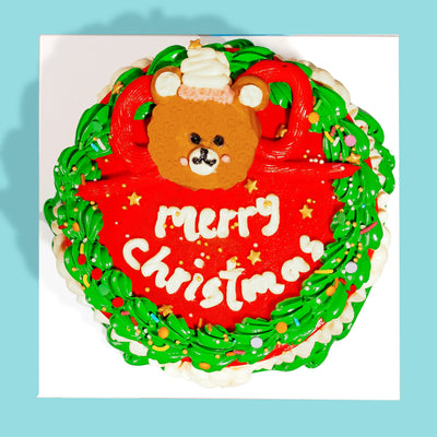Beary Christmas Vintage Cake