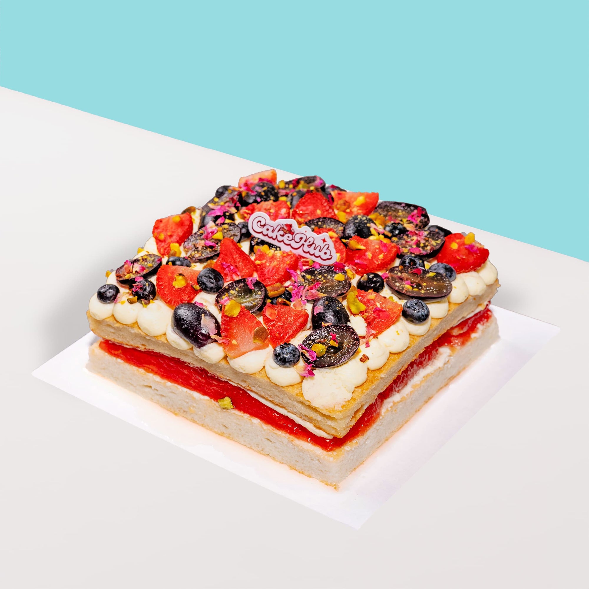 Watermelon Christmas Cake