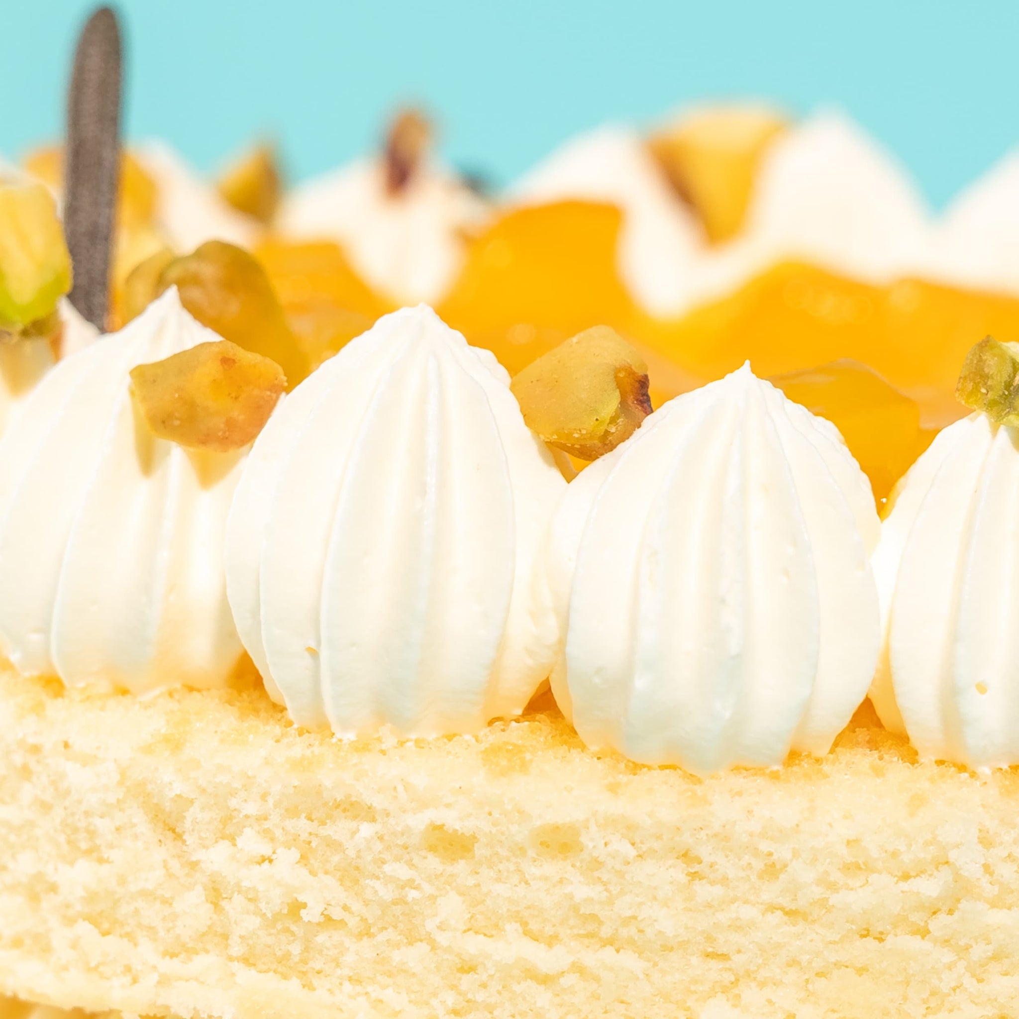 Alternative view of Mango Bento Cake