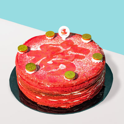Red Velvet Crepe Cake cake_cny2026 Cake Hub - CakeRush