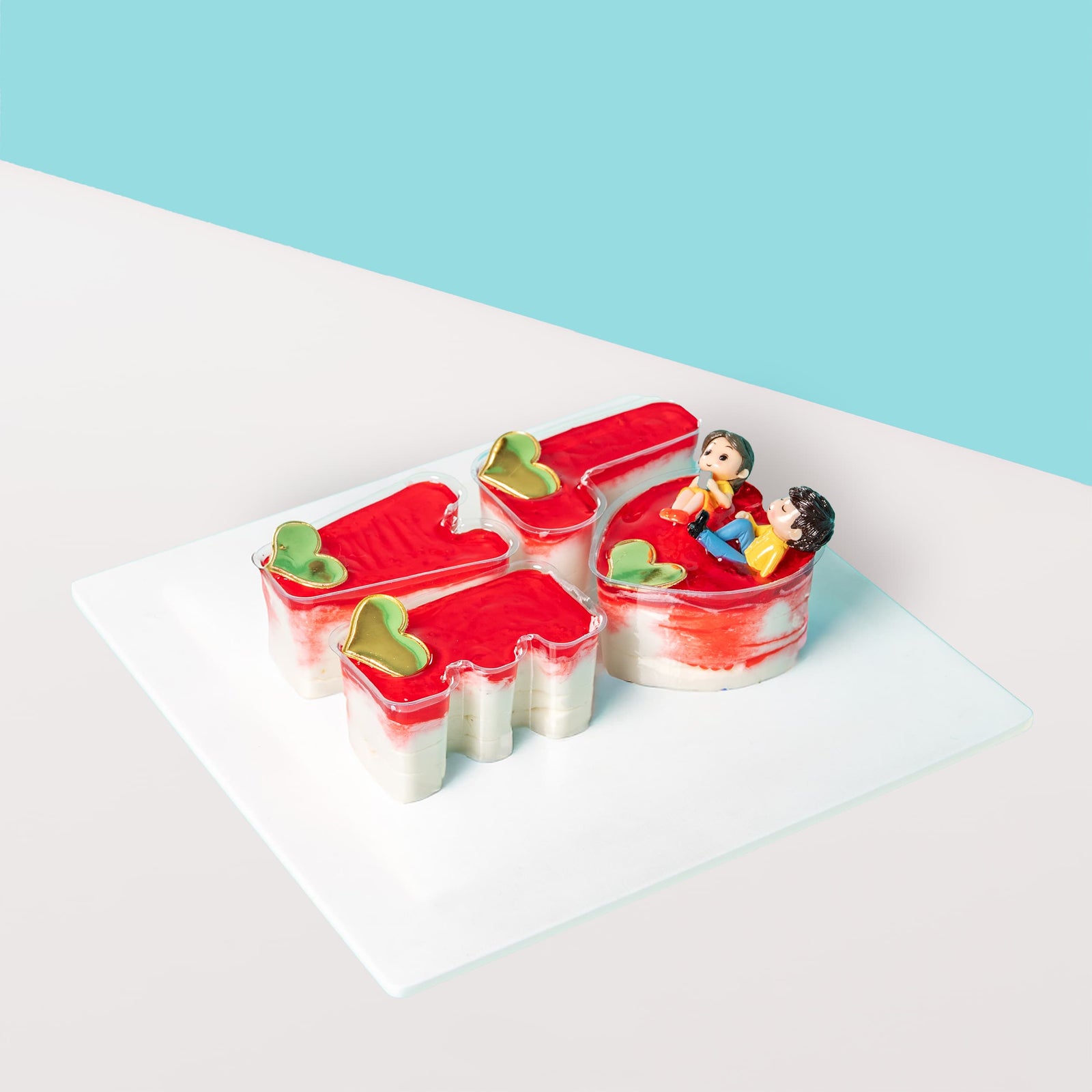 LOVE Fruit Pudding cake_vday2026 Eats & Treats - CakeRush