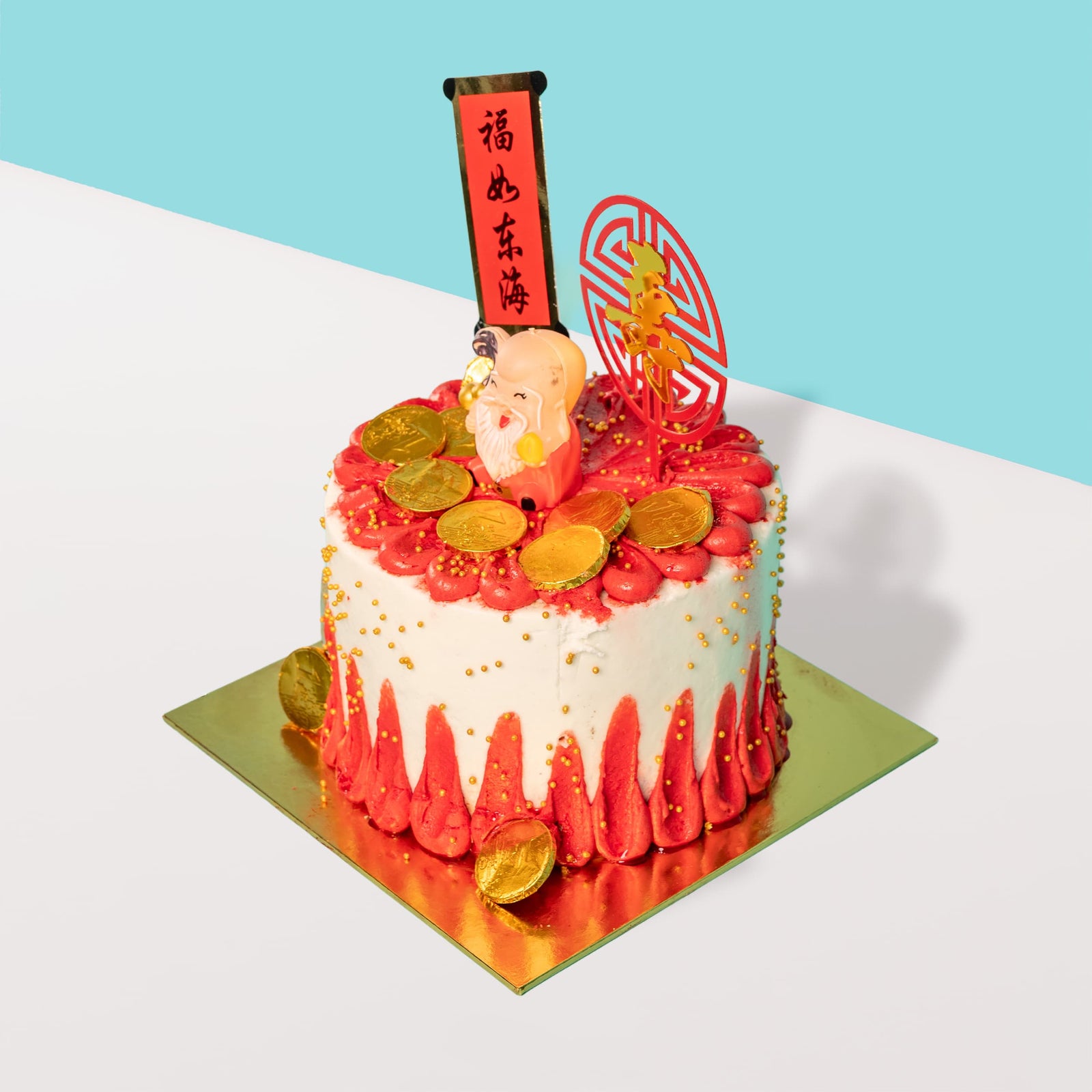 Longevity CNY Cake cake_cny2026 Eats & Treats - CakeRush