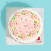 Pink Petals Strawberry Cake