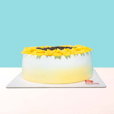 Sunflower Lychee Cake