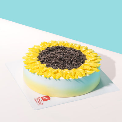 Sunflower Lychee Cake