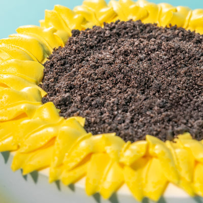 Sunflower Lychee Cake