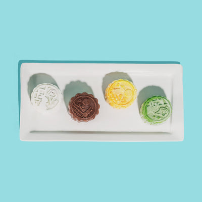 Lunar Frost Mooncakes (4pcs/box) Mooncake Inside Scoop - CakeRush