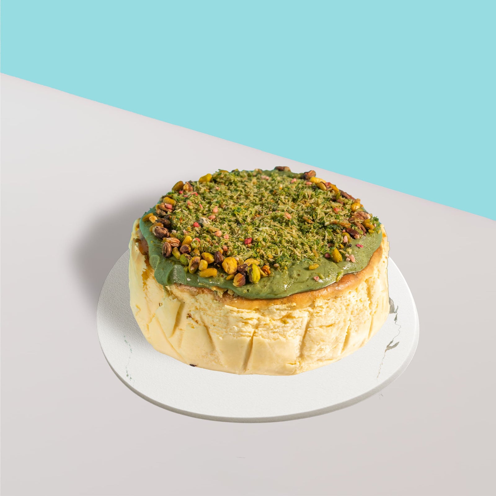 Kunafa Burnt Cheesecake cake Sweet Passion's Premium Cakes - CakeRush