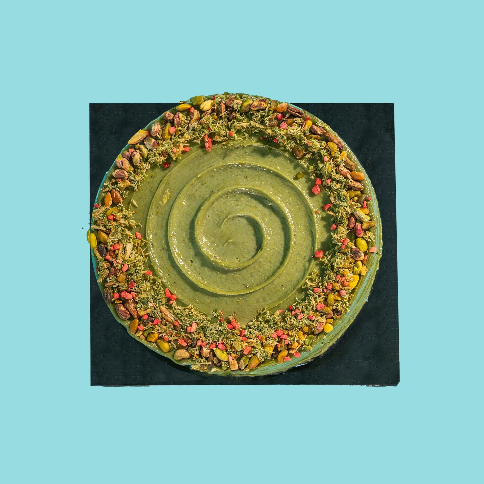 Alternative view of Kunafa Chocolate Cake