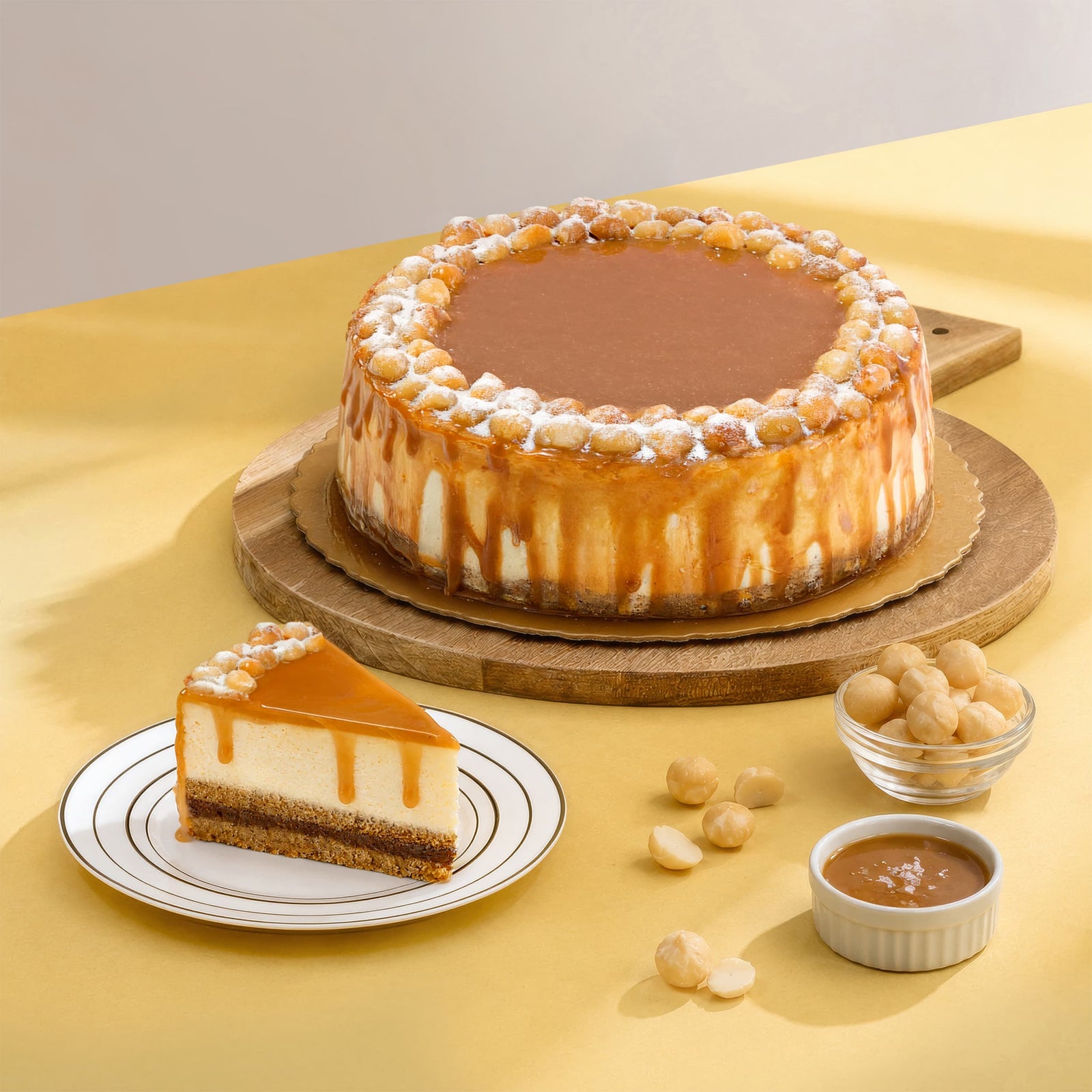 Salted Macadamia Cheese Cake cake_cheese Sweet Passion's Premium Cakes - CakeRush