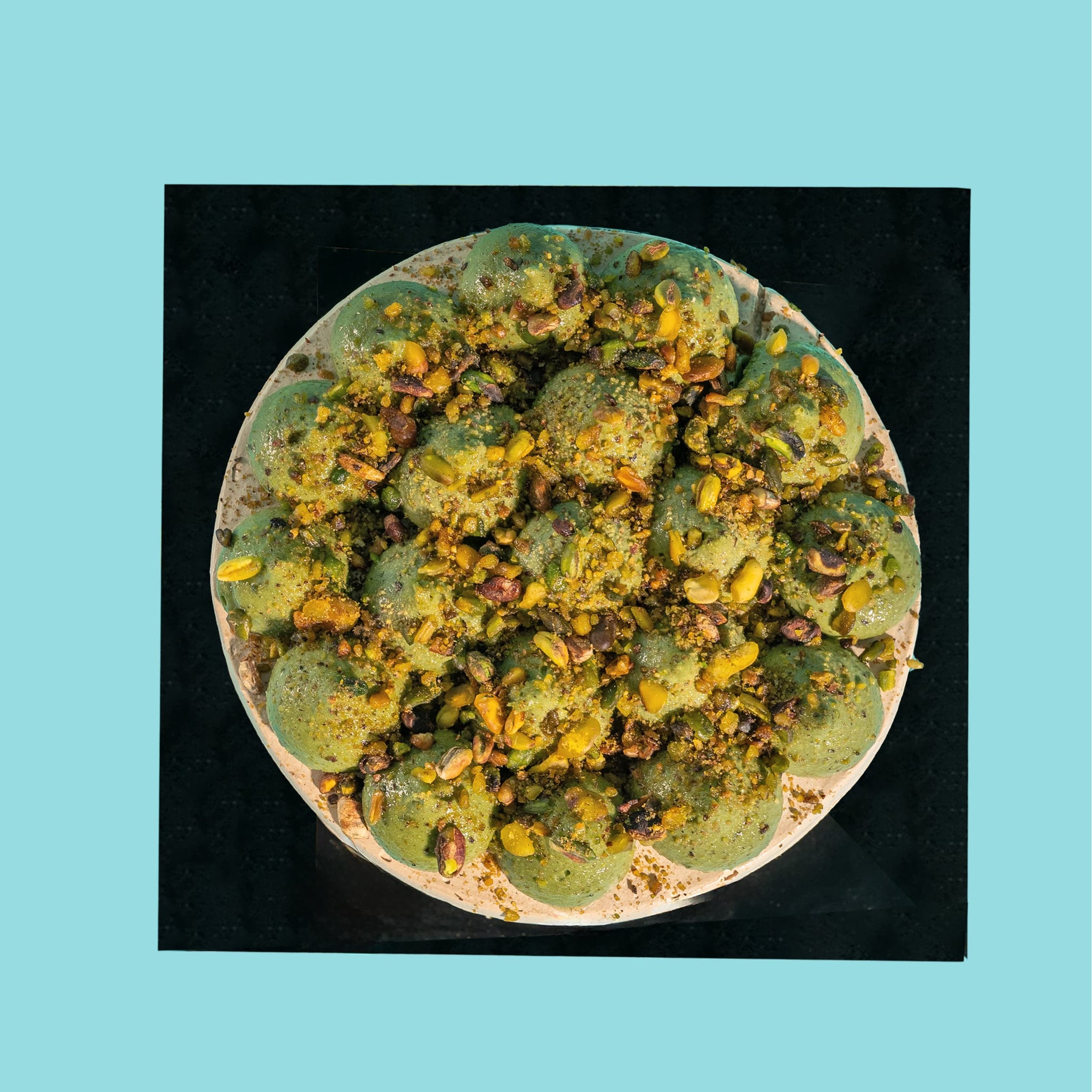 Alternative view of Pistachio Tiramisu Cake