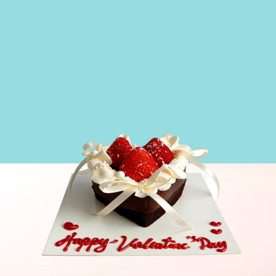Darling Strawberry Chocolate Cake (JB) cake_vday2026 The Cake Calendar - CakeRush