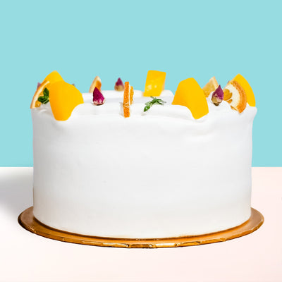 Oolong Peach Cake cake Curious Baker (Melaka) - CakeRush
