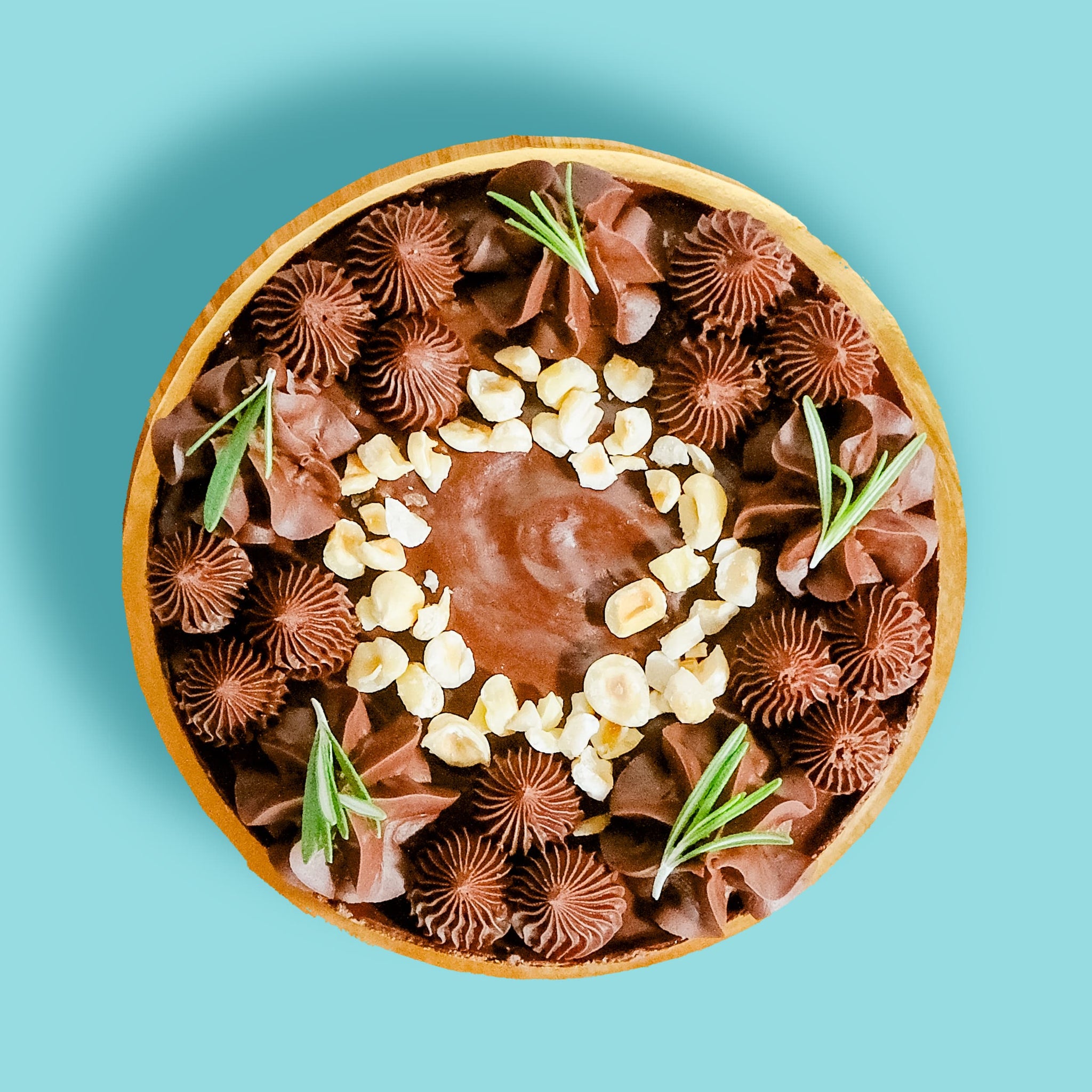 Alternative view of Hazelnut Chocolate Cake