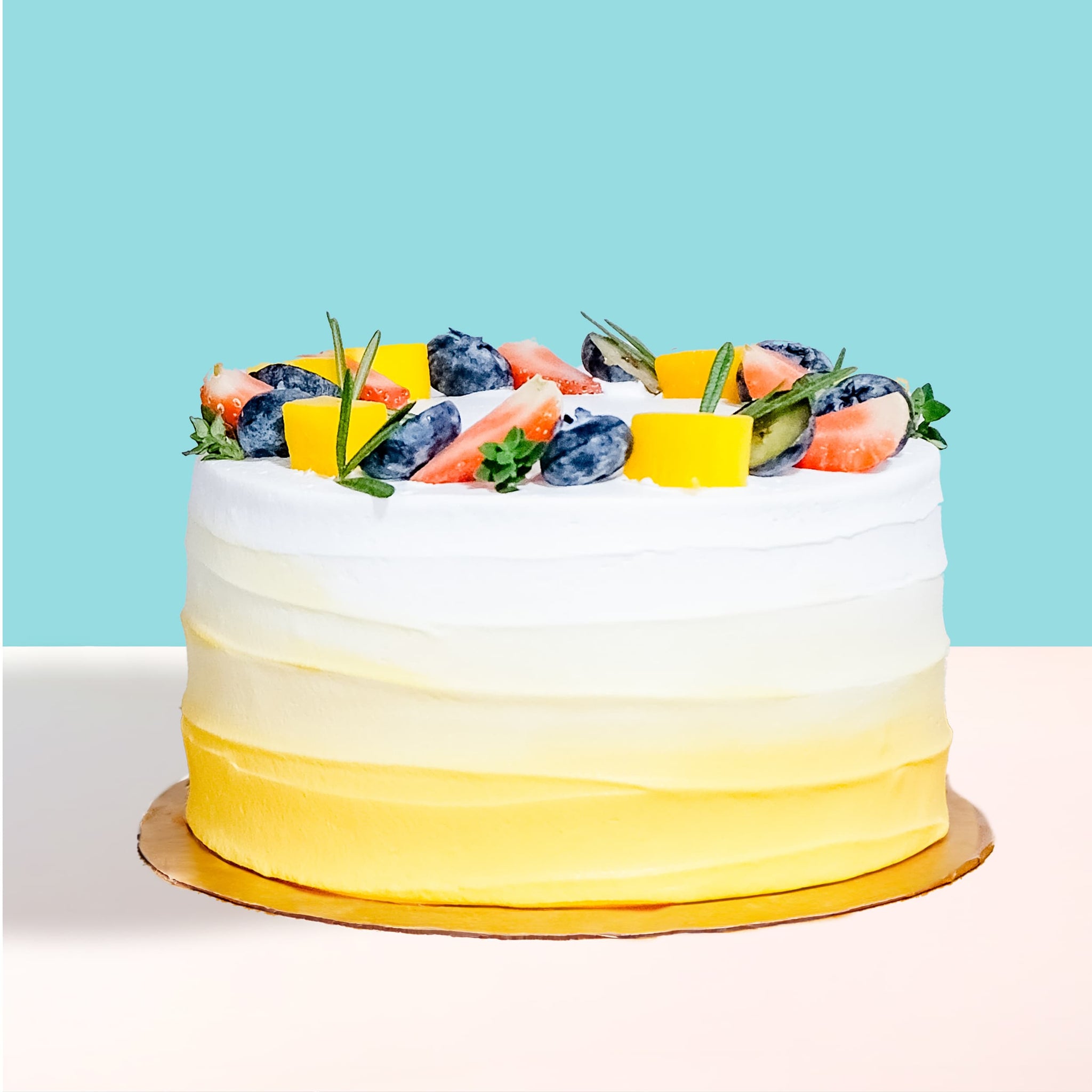 Alternative view of Mango Coconut Fruit Cake